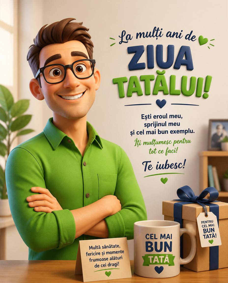 10 Mai Ziua Tatalui La multi ani, tata!