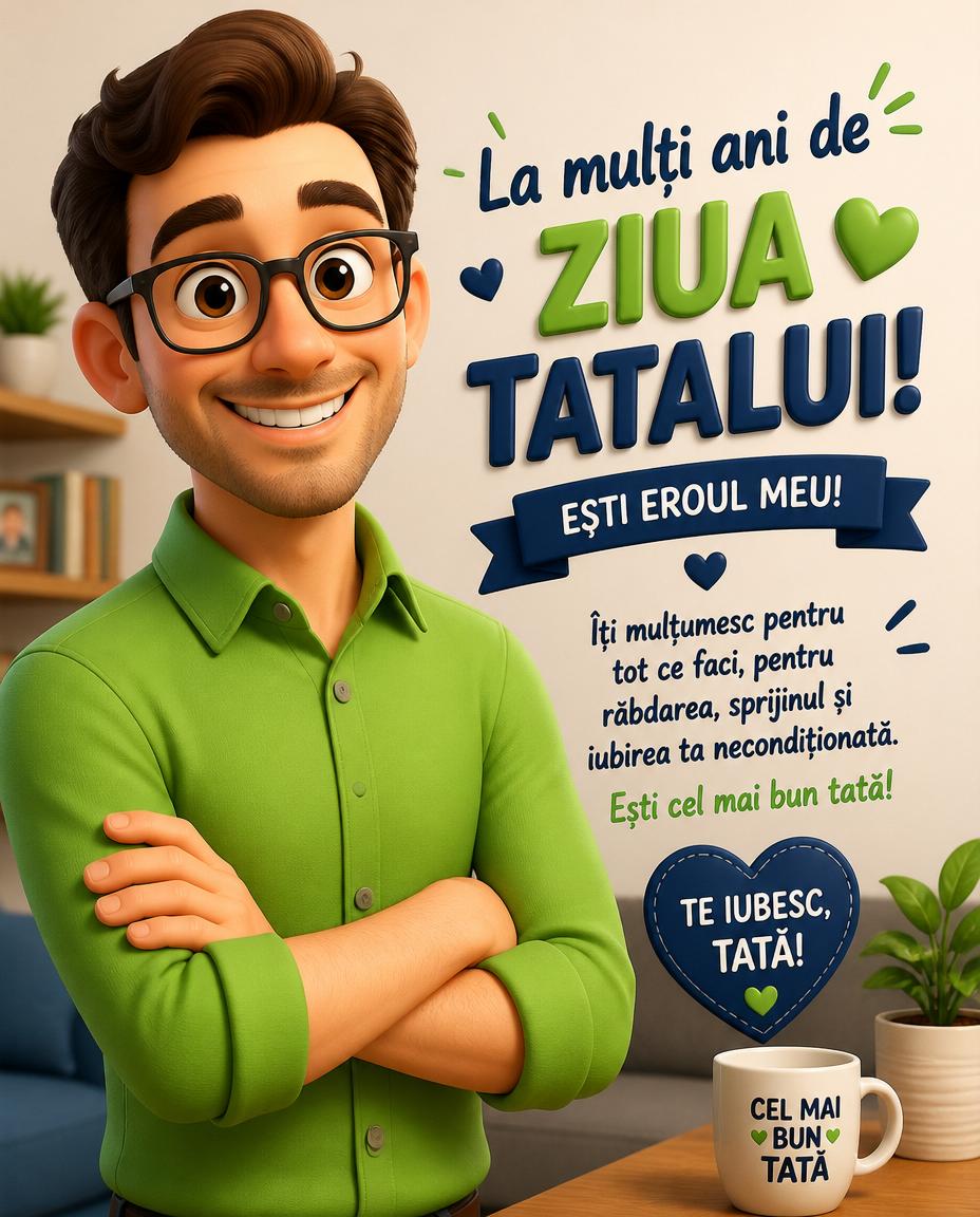 10 Mai Ziua Tatalui La multi ani, tata!