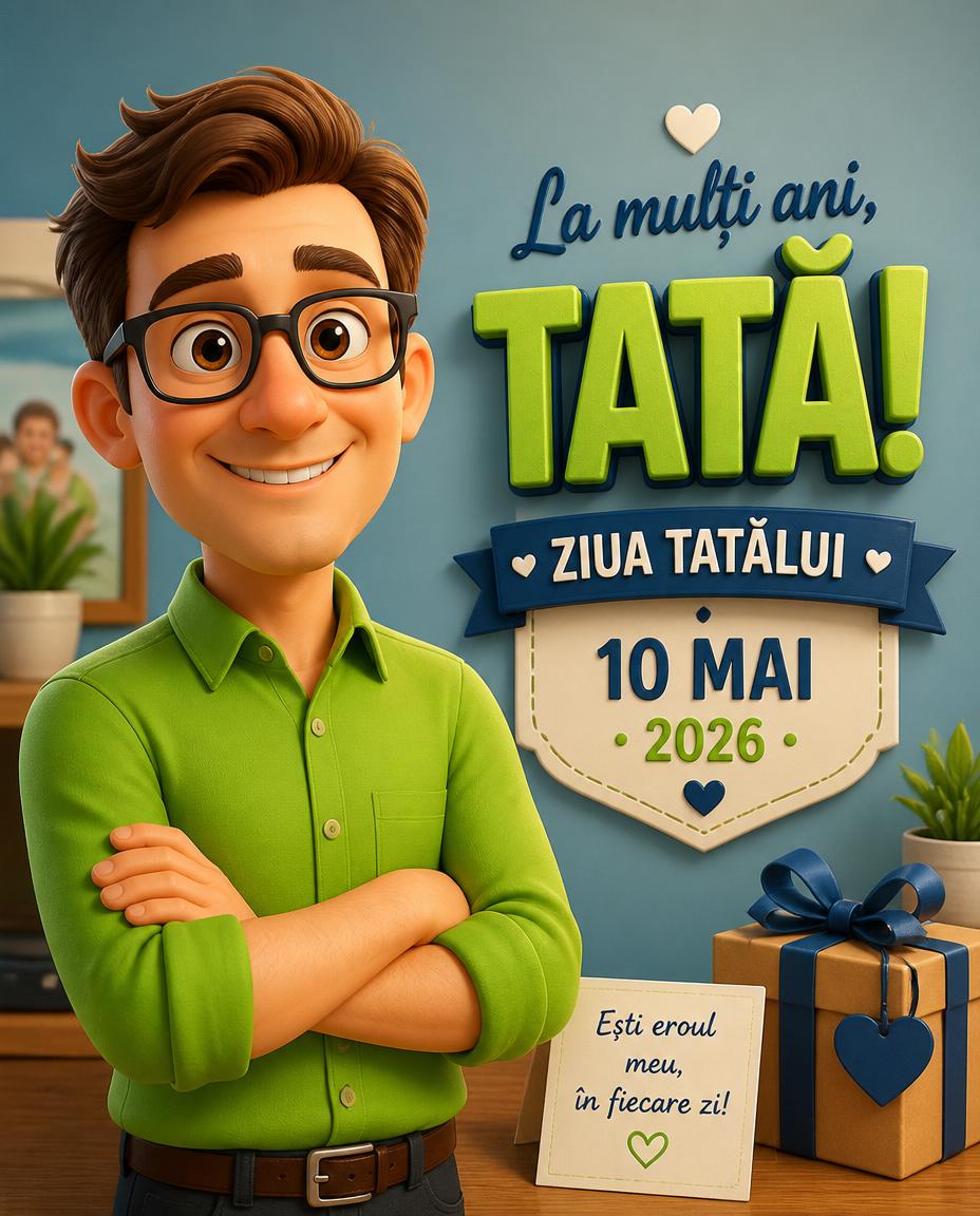 10 Mai Ziua Tatalui La multi ani, tata!