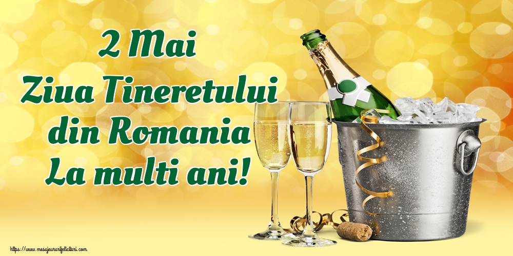 2 Mai Ziua Tineretului din Romania La multi ani!