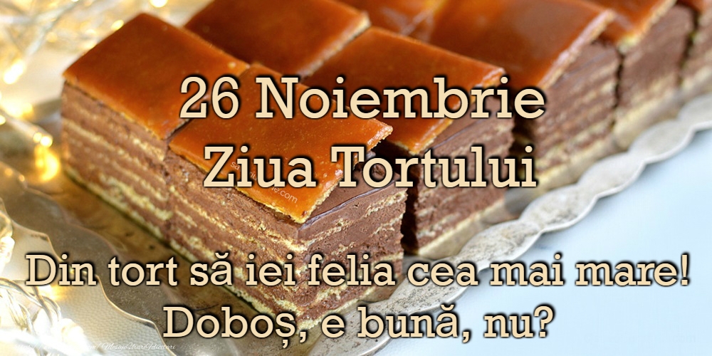 26 noiembrie - Ziua Tortului