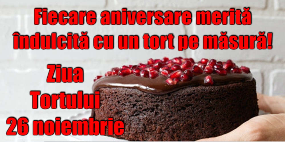 26 noiembrie - Ziua Tortului