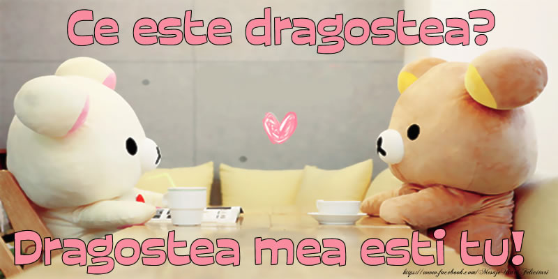 Ce este dragostea? Dragostea mea esti tu!
