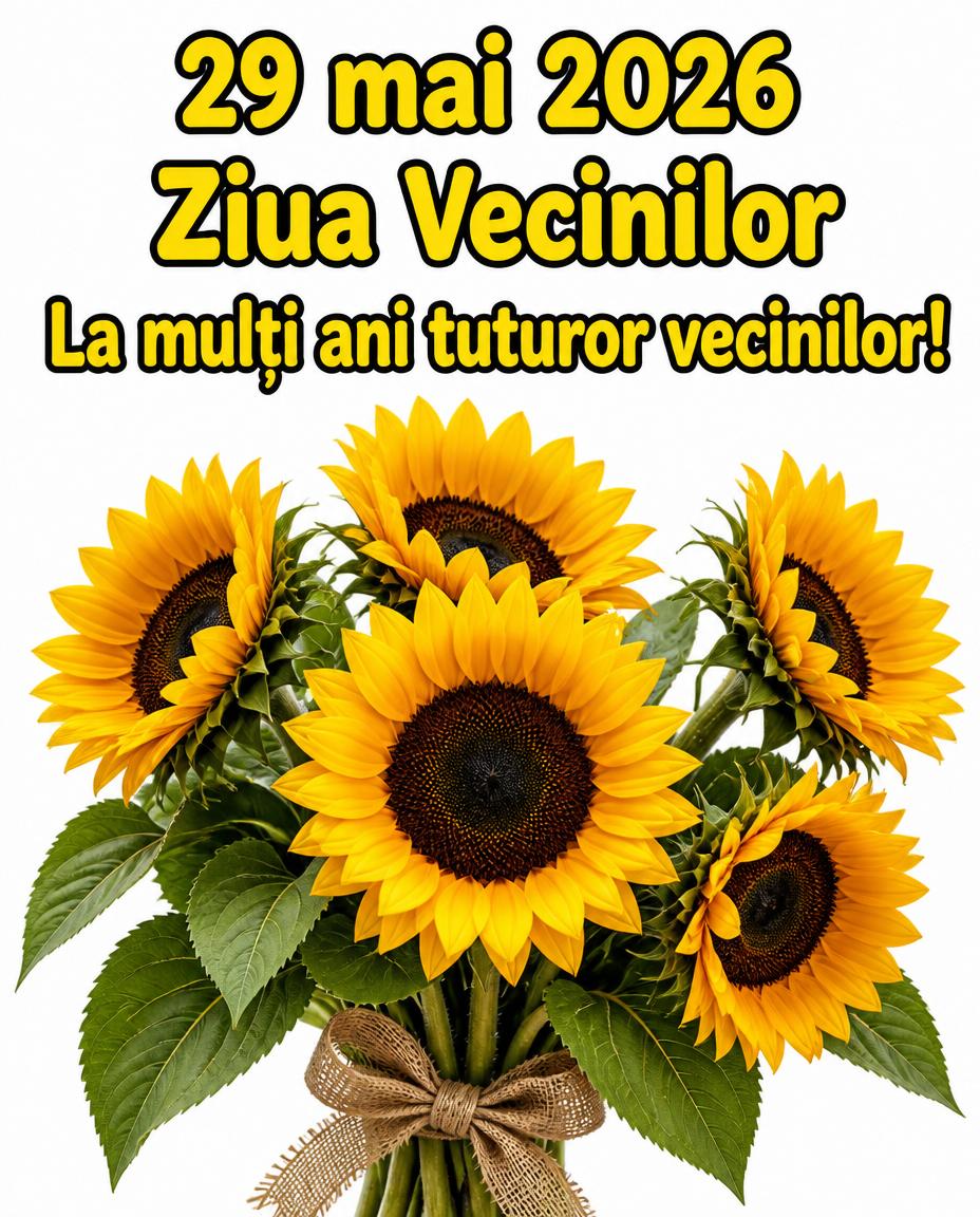29 mai 2026 Ziua Vecinilor