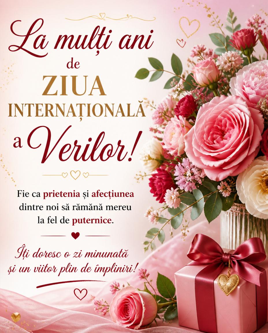 La mulți ani de Ziua Internațională a Verilor