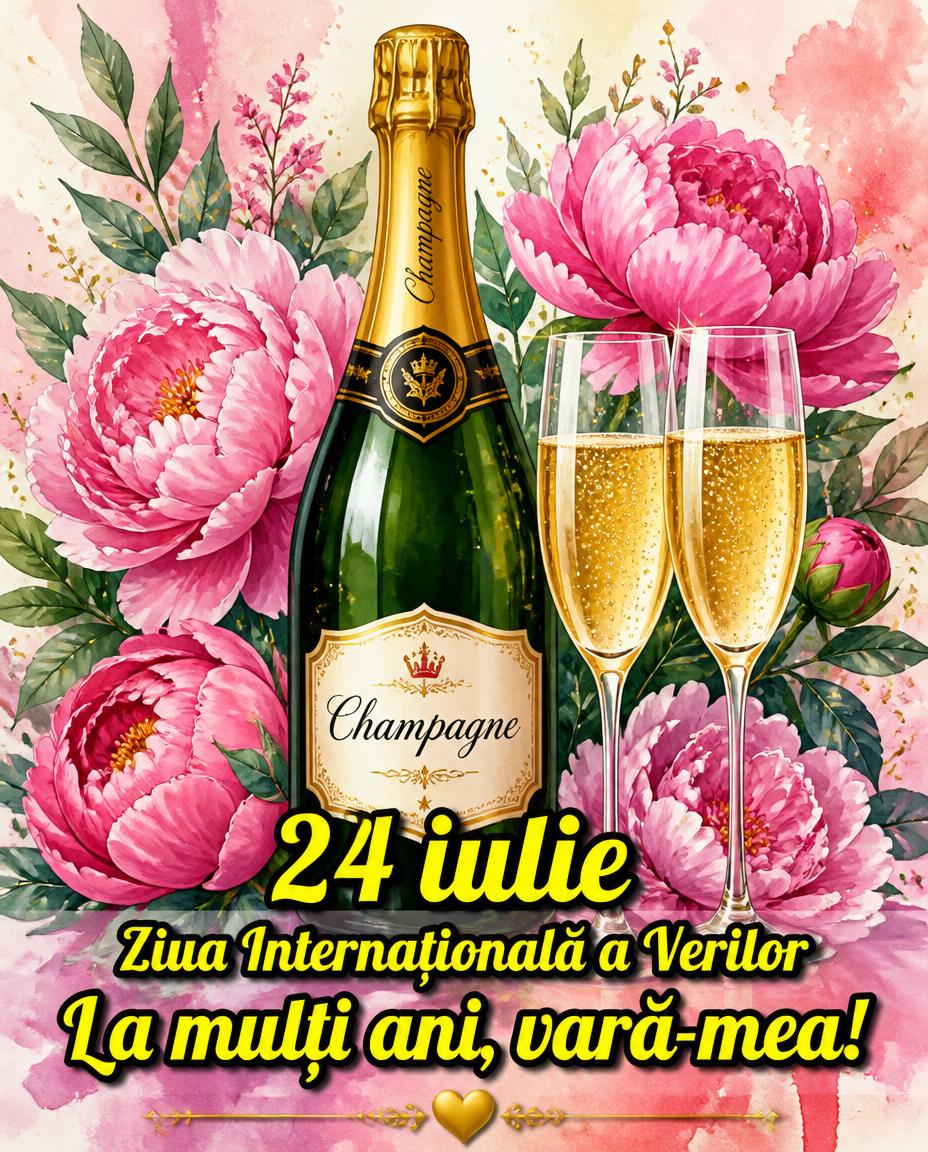 24 iulie Ziua Internațională a Verilor La mulți ani, vară-mea!