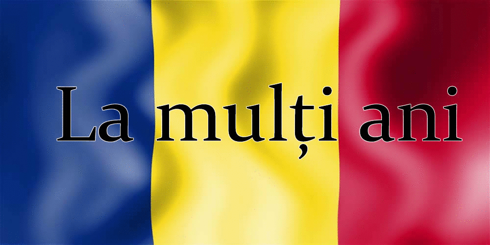 La mulți ani, România! - GIF animat de 1 Decembrie - mesajeurarifelicitari.com