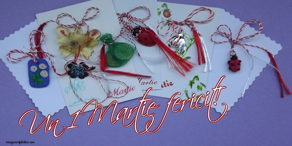 Felicitari animate de 1 Martie - Un 1 Martie fericit!