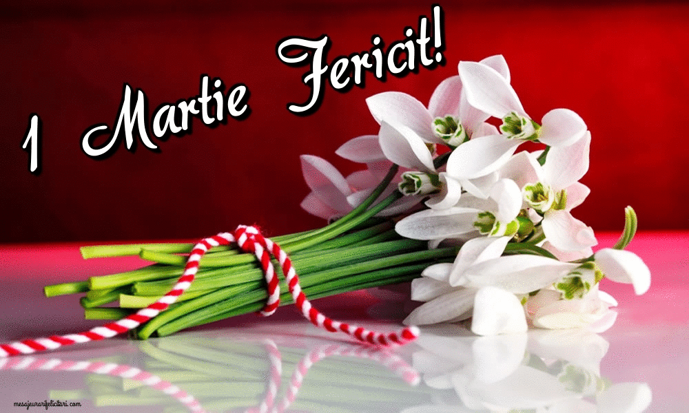 Felicitari animate de 1 Martie - 1 Martie Fericit!
