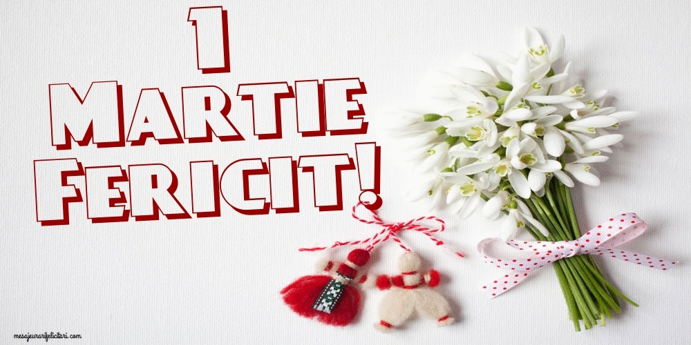 Felicitari animate de 1 Martie - 1 Martie Fericit!