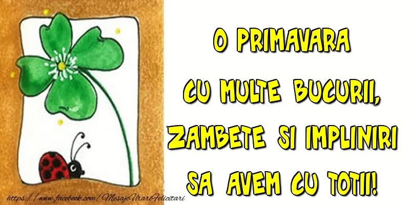 Felicitari animate de 1 Martie - O primavara cu multe bucurii, zambete si impliniri sa avem cu totii!