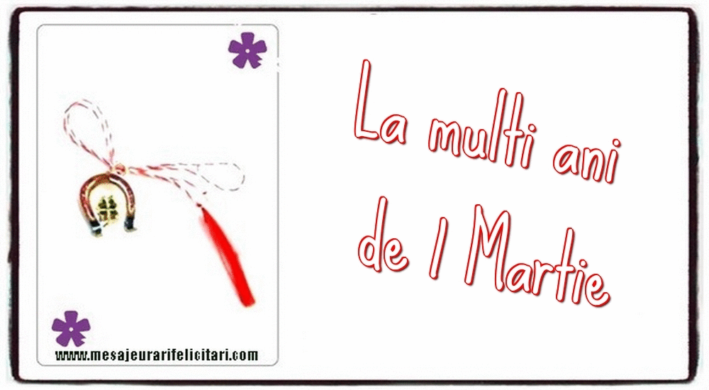 Felicitari animate de 1 Martie - La multi ani de 1 Martie