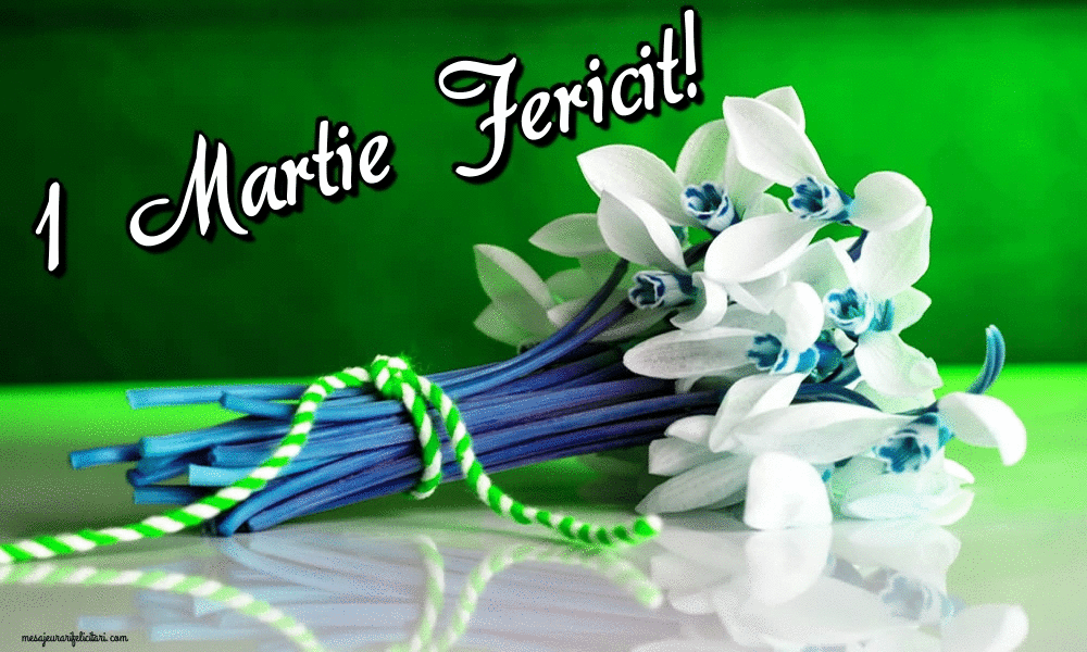 Felicitari animate de 1 Martie - 1 Martie Fericit!