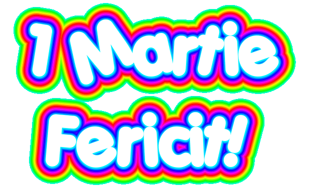 Felicitari animate de 1 Martie - 1 Martie Fericit!