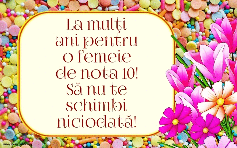 Cele mai apreciate felicitari animate de 8 Martie - La mulţi ani pentru o femeie de nota 10!