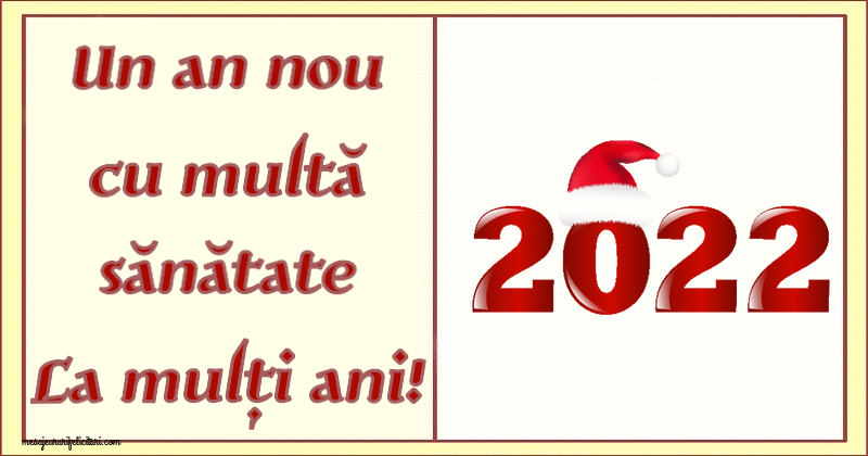 Un an nou cu multă sănătate La mulți ani! - GIF animat de Anul Nou - mesajeurarifelicitari.com