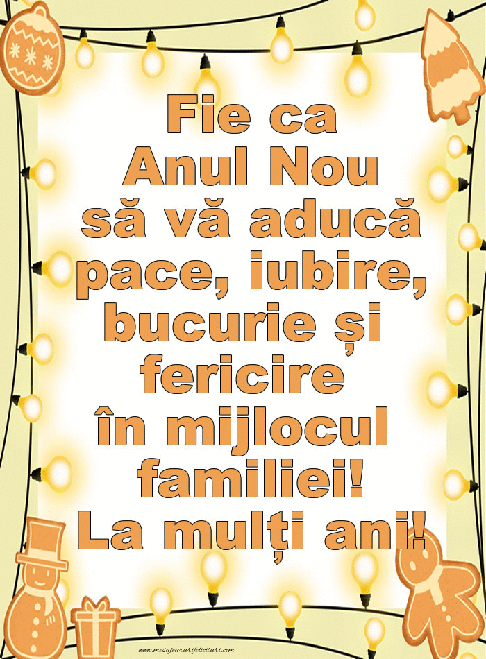 Anul Nou - La mulți ani!