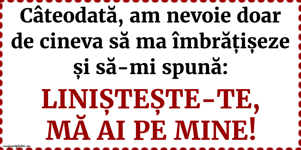 felicitari gif-uri de familie Liniștește-te, mă ai pe mine!