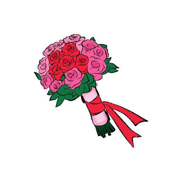 Buchet de flori - GIF animat cu flori - mesajeurarifelicitari.com