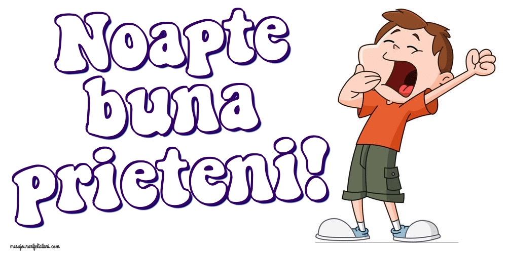 Cele mai apreciate felicitari animate de noapte buna - Noapte buna prieteni!