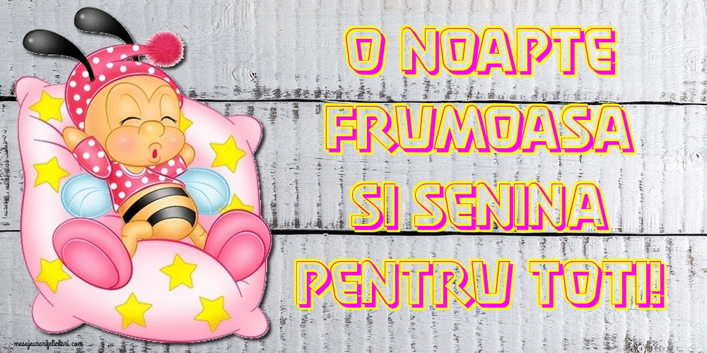 Cele mai apreciate felicitari animate de noapte buna - O noapte frumoasa si senina pentru toti!