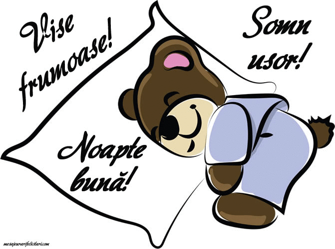 Cele mai apreciate felicitari animate de noapte buna - Somn usor!