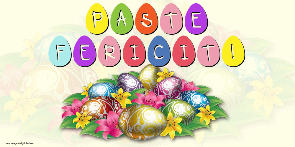 Felicitari animate de Paste - Paste Fericit!