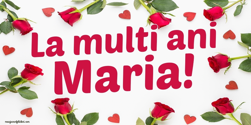 La multi ani Maria! - GIF animat de Sfanta Maria Mica - mesajeurarifelicitari.com