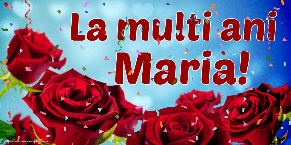 Felicitari animate de Sfanta Maria Mica - La multi ani Maria!