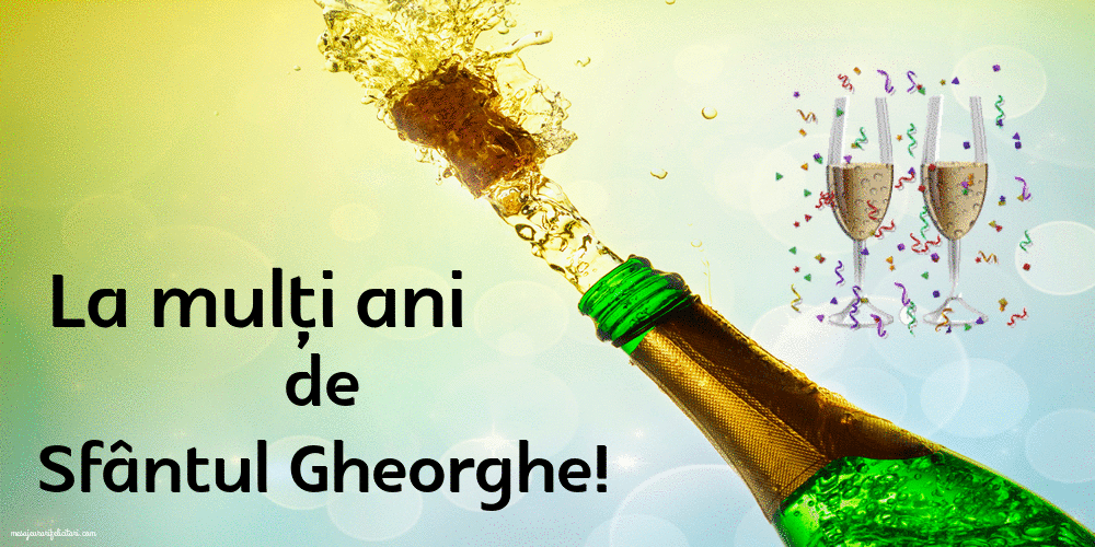 Cele mai apreciate felicitari animate de Sfantul Gheorghe - La mulți ani de Sfântul Gheorghe!