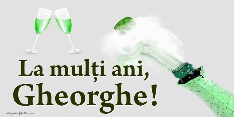 Felicitari animate de Sfantul Gheorghe - La mulți ani, Gheorghe!
