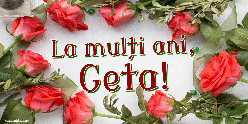 Cele mai apreciate felicitari animate de Sfantul Gheorghe - La mulți ani, Geta!