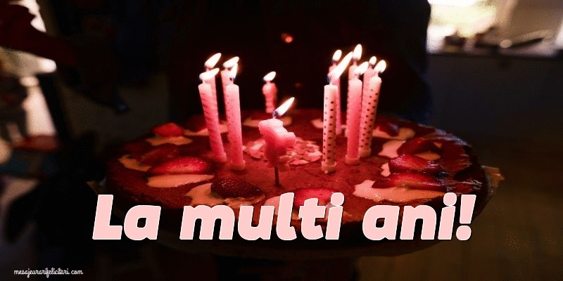 La multi ani! - GIF animat de zi de nastere - mesajeurarifelicitari.com