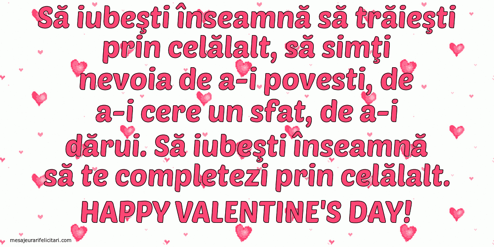 Ziua indragostitilor - Happy Valentine's Day!