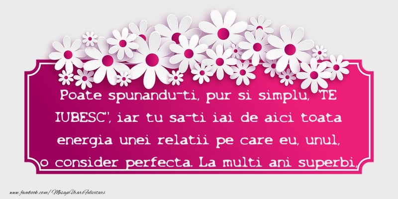 Mesaje de 8 Martie - La multi ani superbi, la multi ani creativi, la multi ani sanatosi, dragostea mea! - mesajeurarifelicitari.com