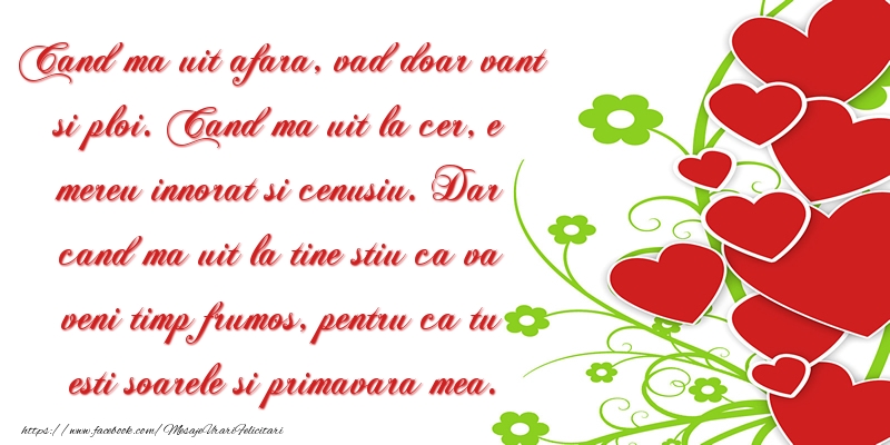 Mesaje de 8 Martie - Tu esti soarele si primavara mea - mesajeurarifelicitari.com