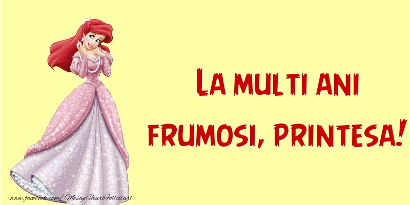 La multi ani frumosi, printesa!