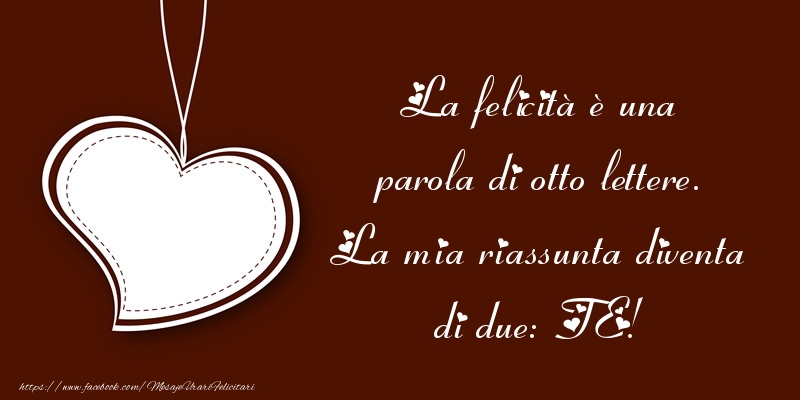 Mesaje de dragoste in Italiana - La mia riassunta diventa di due: TE! - mesajeurarifelicitari.com