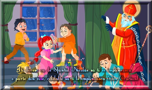 Mesaje de Mos Nicolae - Iti doresc ca de Sfantul Nicolae sa ti se implineasca o parte din vise - mesajeurarifelicitari.com