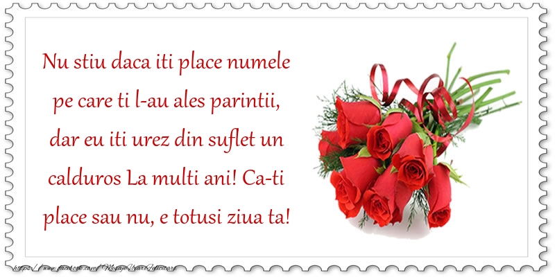 Mesaje de Sfanta Maria - Ca-ti place sau nu, e totusi ziua ta - mesajeurarifelicitari.com