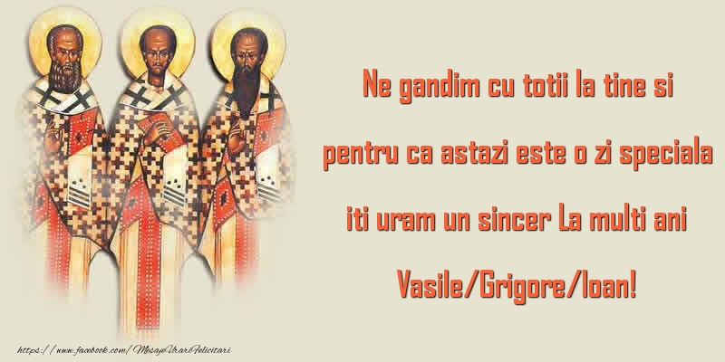 Top 10 mesaje de Sfintii Vasile, Grigore si Ioan