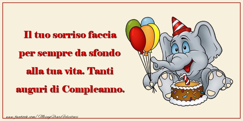 Mesaje de zi de nastere in Italiana - Tanti auguri di Compleanno - mesajeurarifelicitari.com