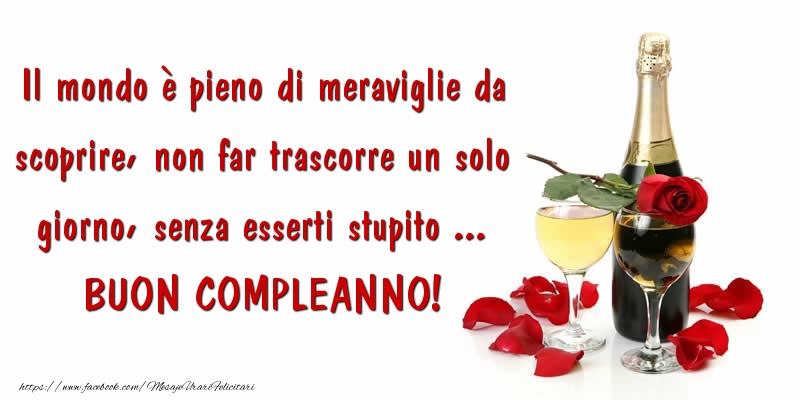 Mesaje de zi de nastere in Italiana - BUON COMPLEANNO! - mesajeurarifelicitari.com