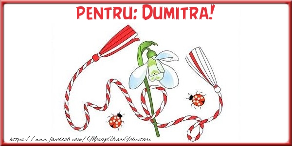Felicitari de 1 Martie - Pentru Dumitra!