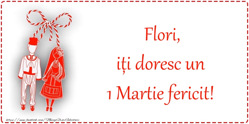 Felicitari de 1 Martie - Martisor | Flori, iți doresc un 1 Martie fericit!