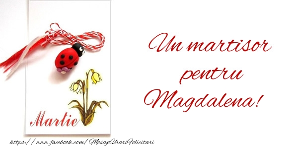 Felicitari de 1 Martie -  Un martisor pentru Magdalena!