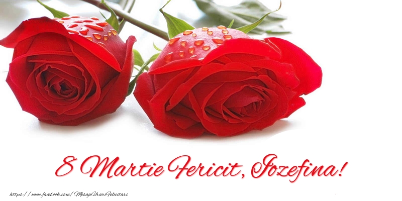 Felicitari de 8 Martie - Trandafiri | 8 Martie Fericit, Iozefina!