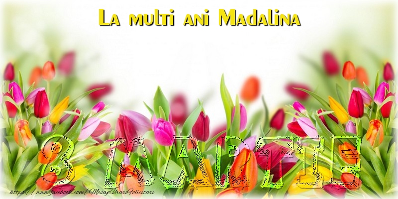 Felicitari de 8 Martie - La multi ani Madalina