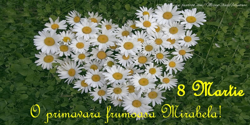 Felicitari de 8 Martie - Flori | O primavara frumoasa Mirabela! 8 Martie