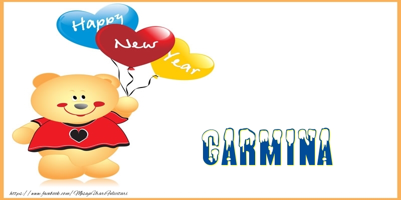 Felicitari de Anul Nou - Baloane & Ursuleti | Happy New Year Carmina!